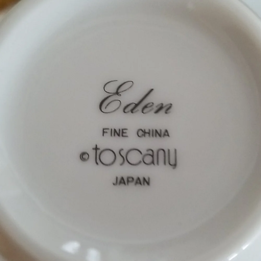 VTG Eden fine China Toscany Japan Fruit 8-pc set